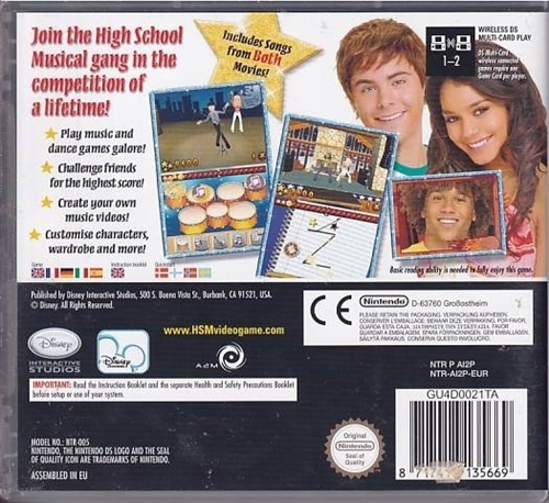 High School Musical - Makin the Cut - Nintendo DS (B Grade) (Genbrug)